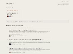 Digg tries again, this time as an AI news aggregator