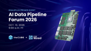 What to expect during the AI Data Pipeline Forum: Join theCUBE Oct. 13